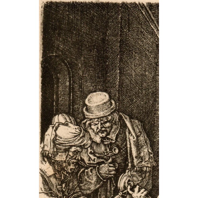 Traditional Albrecht Durer Pilate Washing His Hands Engraving 1512 For Sale - Image 3 of 8