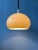 Space age mushroom pendant lamp by Dijkstra in beige/mocca colour. The acrylic glass shade produces a magnificent glow....
