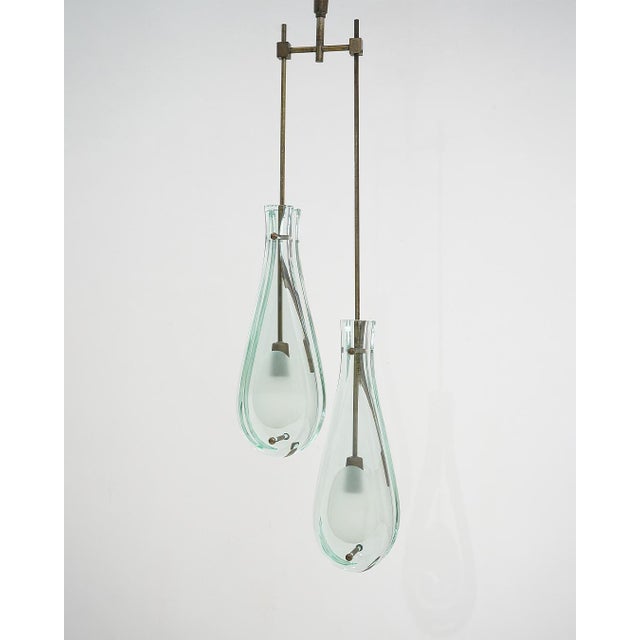 Mid-Century Modern Model 2259/2 Pendant Lamp by Max Ingrand for Fontana Arte, 1960s For Sale - Image 3 of 18