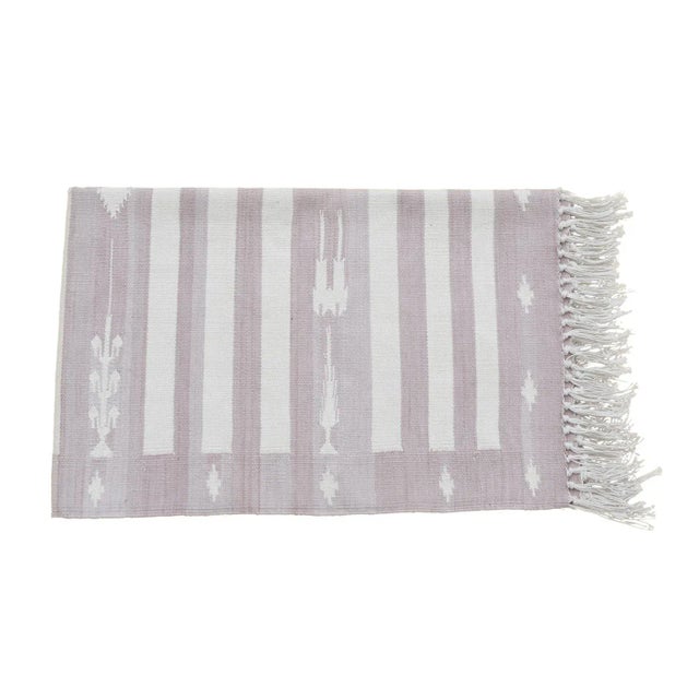 Casa Cosima Kian Rug, 2.5x14, Mauve For Sale - Image 4 of 5