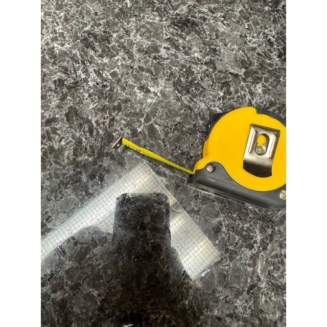 Custom black granite countertop for a kitchen island, or countertop.