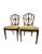 Pair of Antique 19th Century English Federal Hepplewhite Caned Side Chairs For Sale - Image 14 of 14