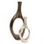 Contemporary Asymmetrical Aluminum Bronze Vase - Large For Sale - Image 3 of 5