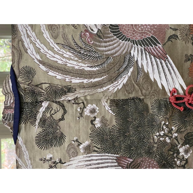 Japanese Ceremonial Brocade Jinbaori Vest Jacket For Sale - Image 12 of 18