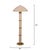 Contemporary Jamie Young Seychelles Floor Lamp in Bleached Rattan For Sale - Image 3 of 6