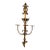 French Louis XV Wall Sconce Vintage Bronze Gilt 36 Inch Antique For Sale