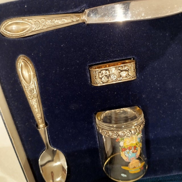 Silver Set of Cutlery, Set of 6 For Sale - Image 4 of 7