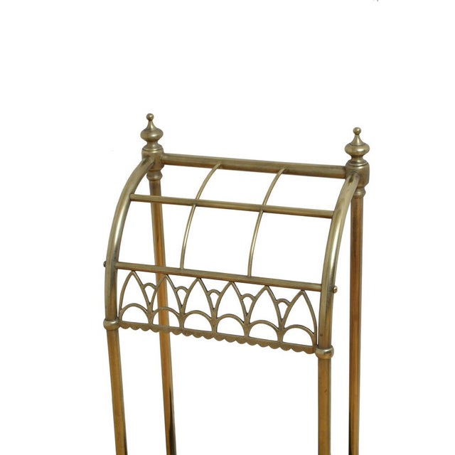 Gold Antique Victorian Umbrella Stand, 1870 For Sale - Image 8 of 11