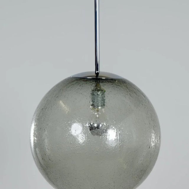 Hanging Lamps in Bubble Glass from Peill & Putzler, 1970s, Set of 2 For Sale - Image 9 of 12