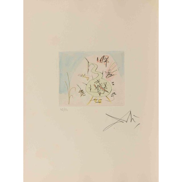 Modern Salvador Dali, Phiole, Etching, 1968-9 For Sale - Image 3 of 3