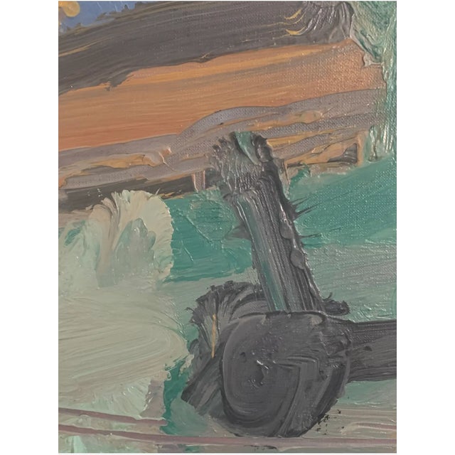 Modernist Oil Painting - Framed For Sale - Image 9 of 10