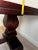 Maroon Heavy Solid Wood Dining Table For Sale - Image 8 of 12