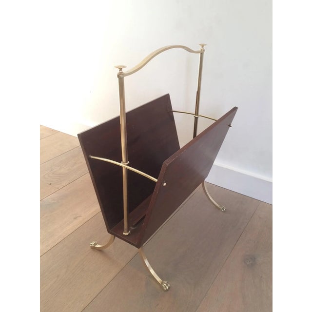 Maison Jansen, Magazine Rack with Claw Feet, Circa 1940 For Sale - Image 11 of 13