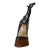 Tribal Wood Carved Giraffe Tabletop Figurine For Sale