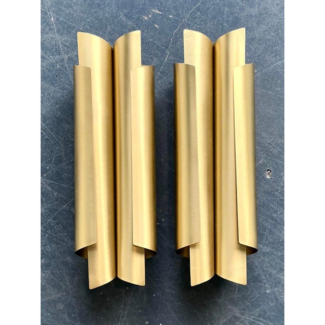 Brabbu Vintage Boho Brabbu “Cyrus” Double Cylinder Wall Light Sconce - A Pair For Sale - Image 4 of 9