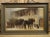 Antique Oil on Canvas, Loading the Wagon at the Stables in Winter, Circa 1890 For Sale In Dallas - Image 6 of 12