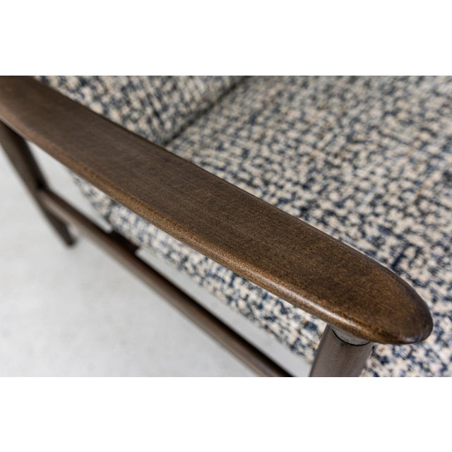 Mid-Century Modern Lounge Chair by Edmund Homa for GFM, Poland, 1960s For Sale - Image 12 of 14