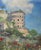 Mid 20th Century Mid 20th Century Painting Maschikuli Tower Wurzburg Germany For Sale - Image 5 of 5