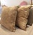 Contemporary Contemporary Cream Flocked Pillows - a Pair For Sale - Image 3 of 10