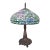 1920s Authentic Tiffany Peony Design Table Lamp For Sale