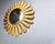 Beautiful resin sunburst mirror with convex mirror glass. The golden mirror is in a good condition. 1960s - made in...