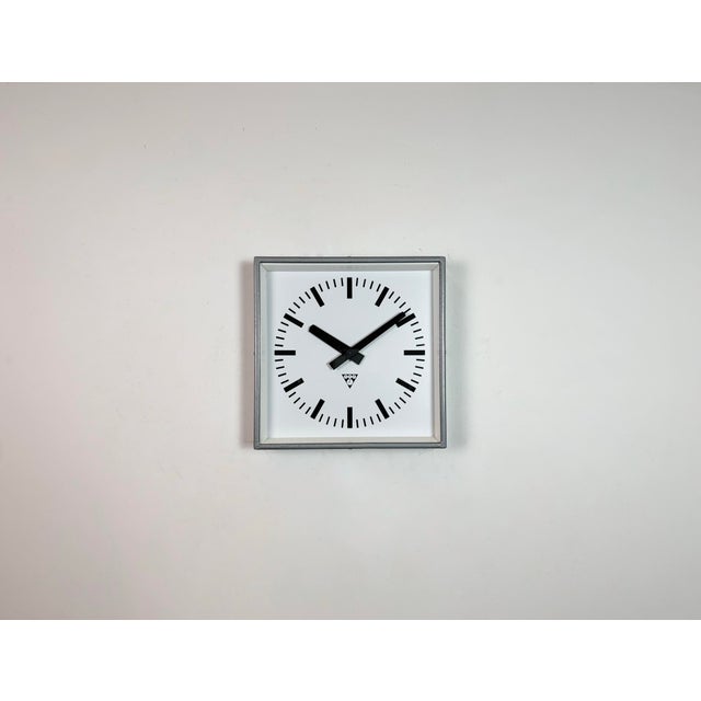 - Wall clock designed by Pragotron in former Czechoslovakia during the 1970s and made till 1990s - Was used in factories,...