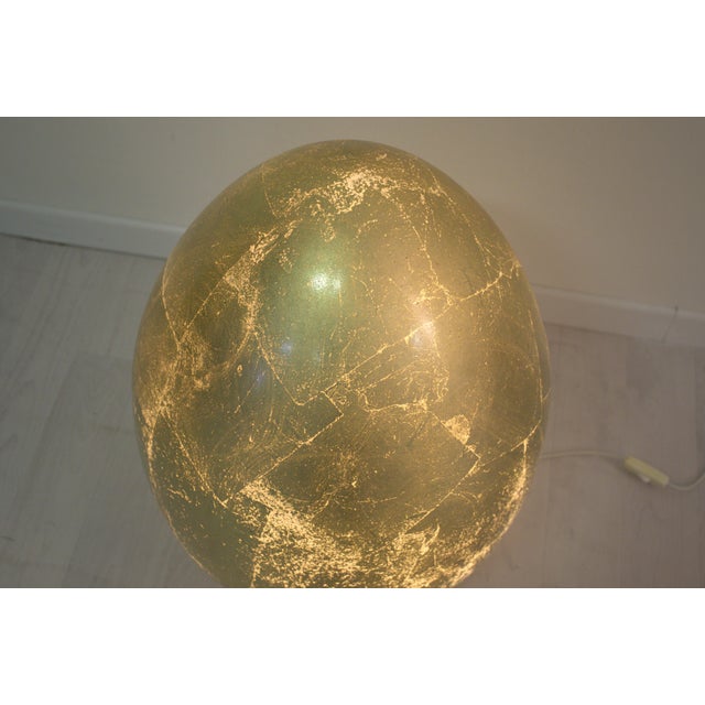 1980s Murano Glass Lamp with Gold Leaf, 1980s For Sale - Image 5 of 6