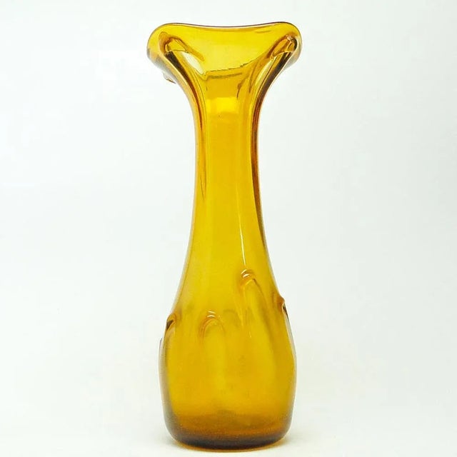 Postmodern Vase from Ząbkowice Glassworks, Poland, 1970s For Sale - Image 4 of 6