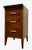 Drexel 1970s Mid-Century Modern Drexel Three-Drawer Nightstand / Side Chest With Curved Sides For Sale - Image 4 of 10