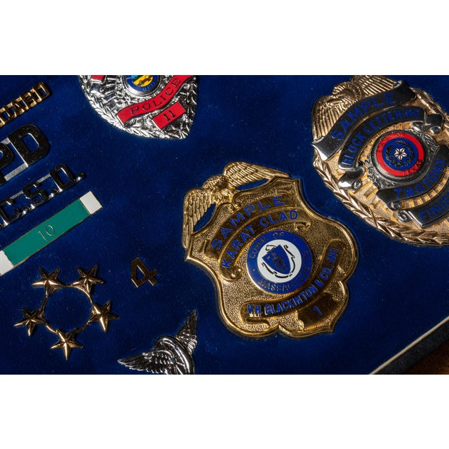 Metal Blackinton Law Enforcement Badge Salesman Sample Set For Sale - Image 7 of 9
