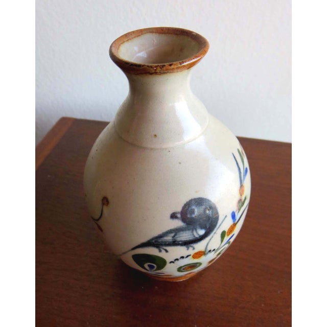 Tonala Handpainted Vintage Bud Vase For Sale In Phoenix - Image 6 of 7