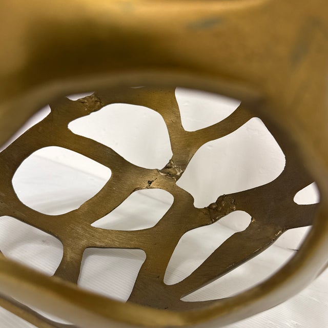 Z Gallerie Gold Metal Sphere For Sale - Image 12 of 12