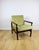 Vintage Wooden Stobrawa Armchair in Olive from Bączyk For Sale - Image 13 of 13