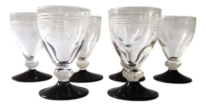 Holmegaard Series Vodka Glasses from Hørsholm, Denmark, 1940s, Set of 6