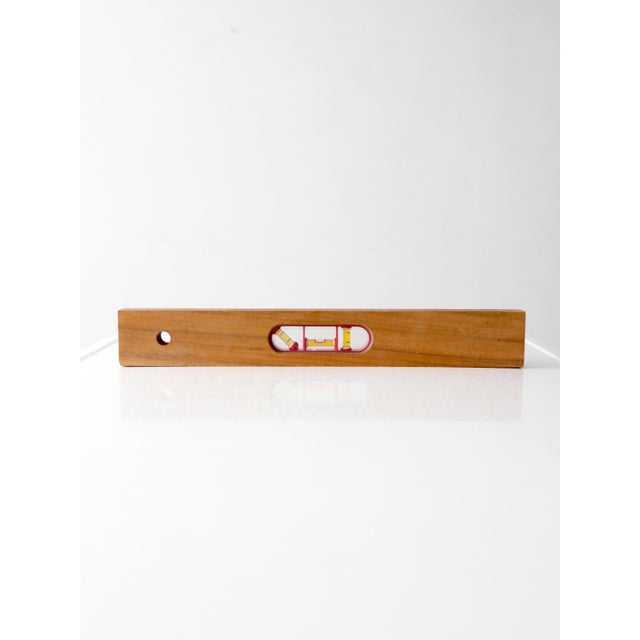 Mid 20th Century Mid-Century Sears Wood Carpenter's Level For Sale - Image 5 of 12