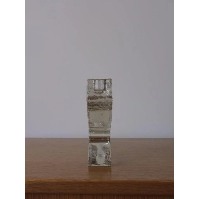 Pukeberg Crystal Glass Candle Holder Tree | Sweden | 1970s For Sale - Image 4 of 9