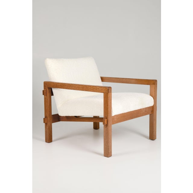 Wood Tupa Armchair from Haimi Reino Ruokolainen, 1960s For Sale - Image 7 of 7