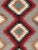 Authentic Navajo Rug Handwoven Wool Eye-Dazzler, Red & Grey Diamond Pattern For Sale - Image 14 of 18
