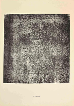 Jean Dubuffet, Dormition, Edition of 24, 1950s, Lithograph