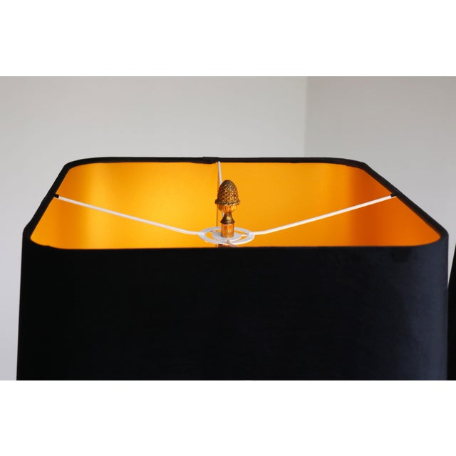 Mid-Century Modern Corn Table Lamps from Maison Charles, 1950s, Set of 2 For Sale - Image 3 of 13