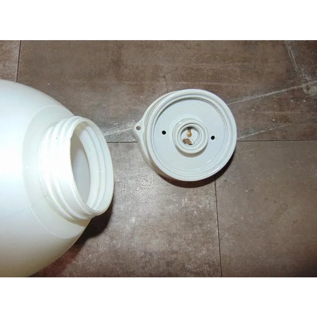 Art Deco Lamp in Porcelain For Sale - Image 6 of 7