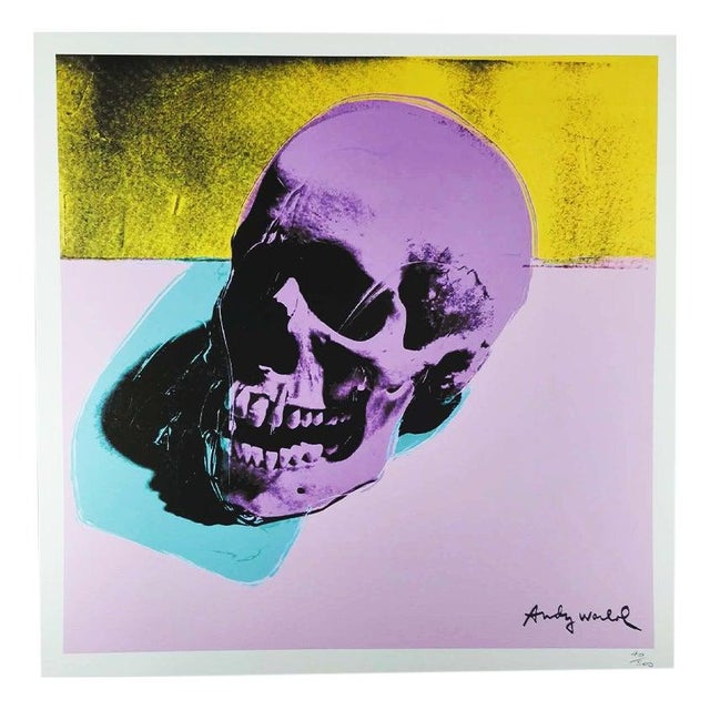 After Andy Warhol, Skull, Lithograph For Sale - Image 9 of 9