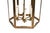 Antique Large Brass Hexagonal Hall or Entry Lantern For Sale - Image 4 of 4