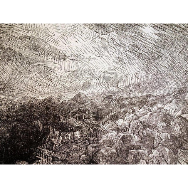 Modern Henry William Singer, Alpilles, Etching For Sale - Image 3 of 7