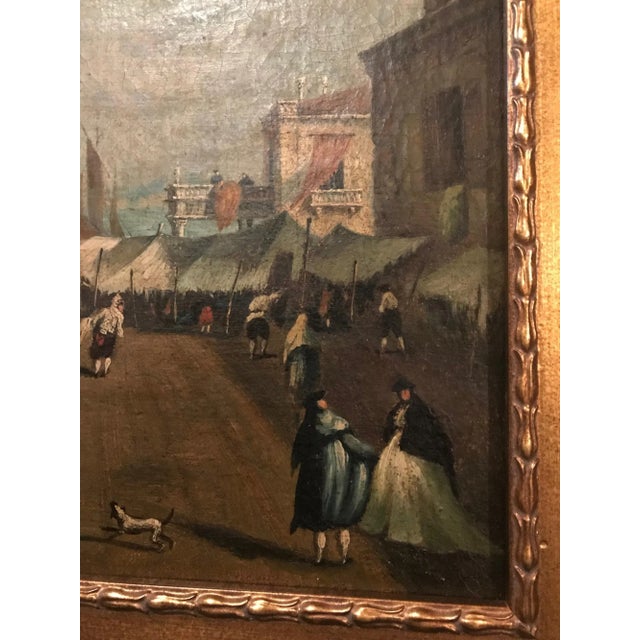 18th Century Giacomo Guardi Old Master Painting of Venetian Lagoon For Sale - Image 4 of 13