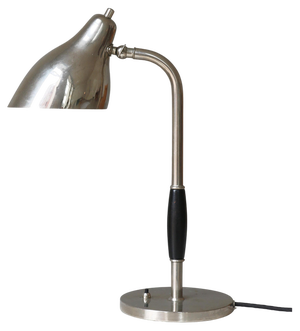 Scandinavian Modern Chromed Table Lamp attributed to Vilhelm Lauritzen, 1940s