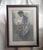 1970s Vintage Mid-Century Figurative Charcoal Drawing of Kneeling Figure With Glowing Orb – Signed "Fryson" For Sale - Image 5 of 8
