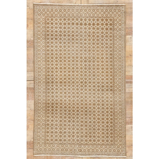 Vintage Turkish Sivas Rug - 04'00 X 05'06 For Sale - Image 9 of 9