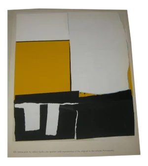 Permanently Abstract Expressionist Silkscreen by Alfred Leslie