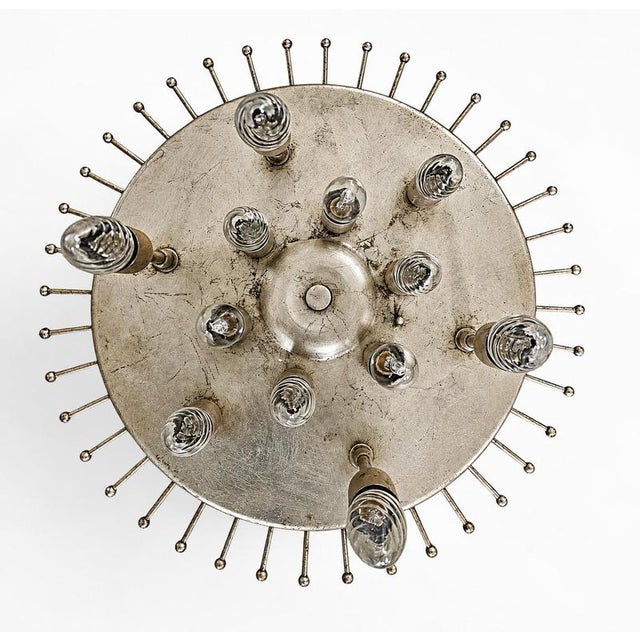 Italian Murano Bluino Curve Chandelier by Venini For Sale - Image 3 of 4
